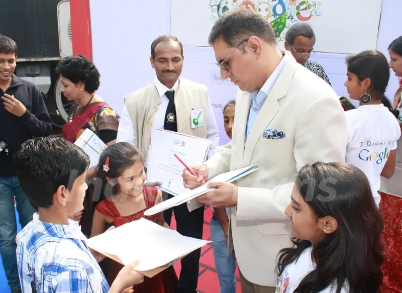 Boman Irani at the announcement of winner of the Doodle4Google contest 'Unity in Diversity'