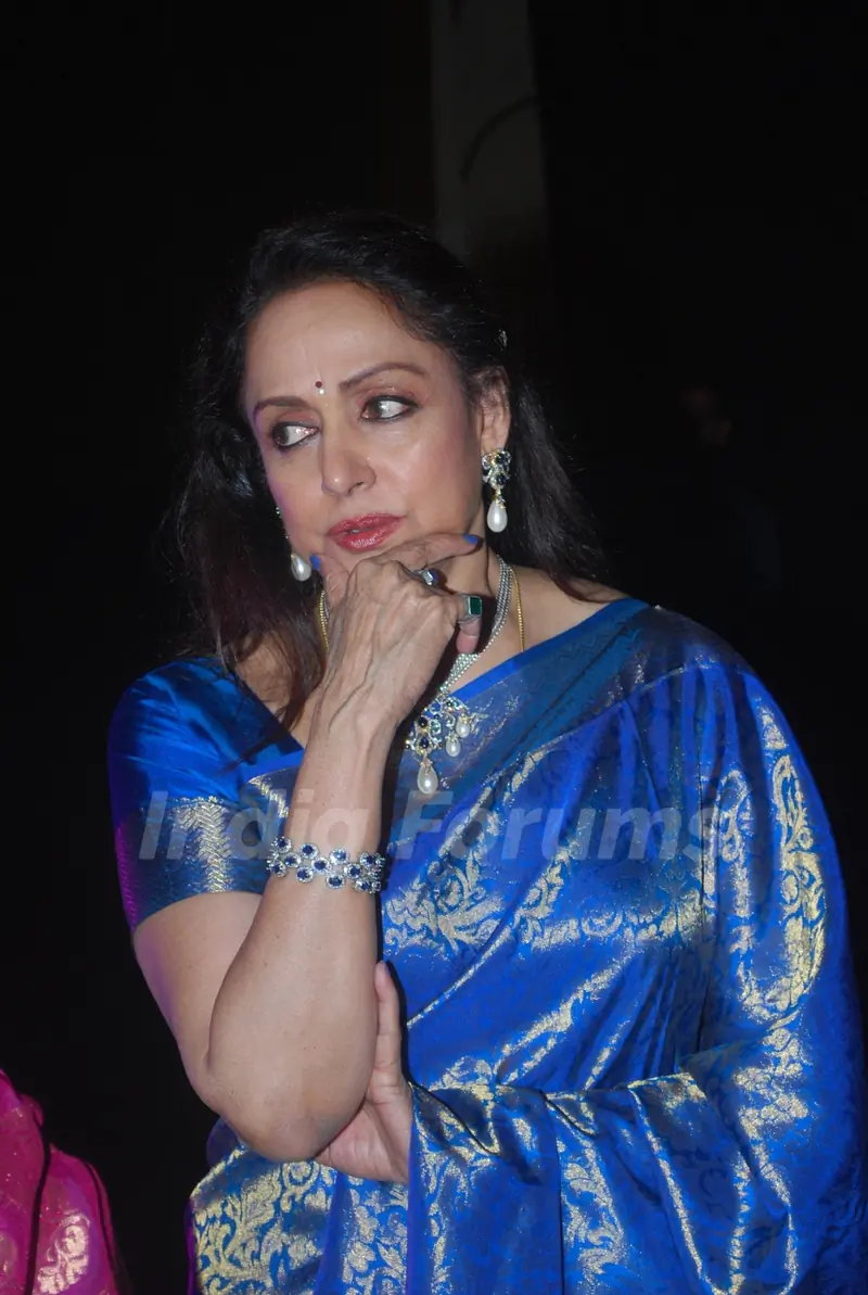 Hema Malini during the inauguration of Jaya Smriti 2012 in Mumbai