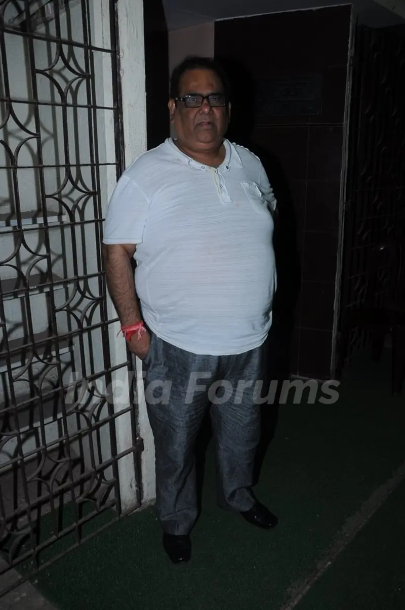 Anil Kapoor And Satish Kaushik At Barfi Screening