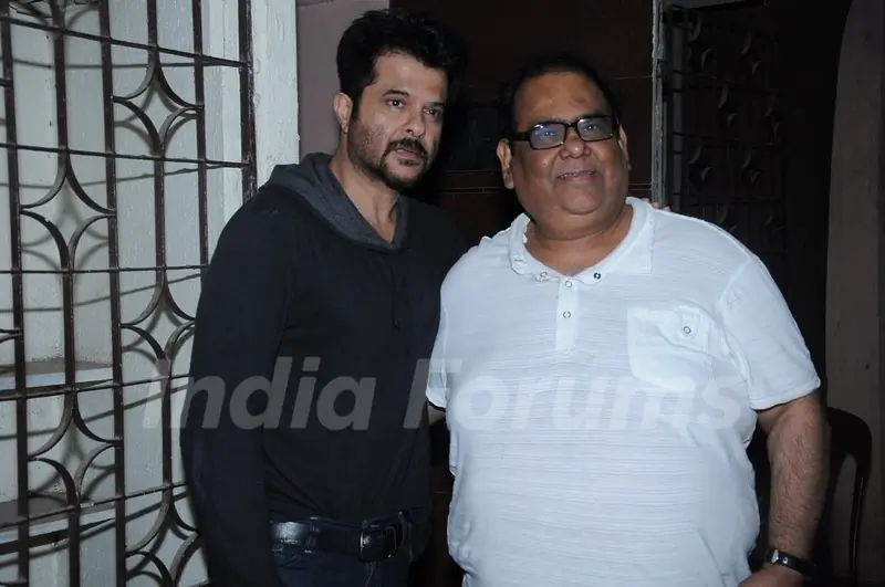 Anil Kapoor And Satish Kaushik At Barfi Screening