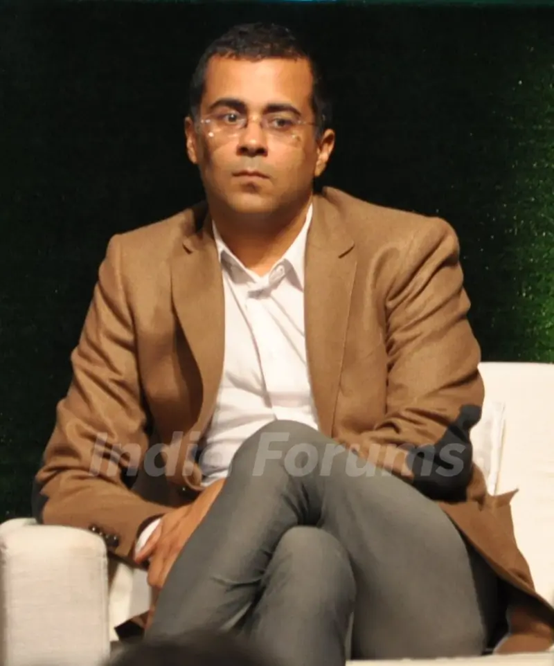 Chetan Bhagat at the World Compassion Day press conference