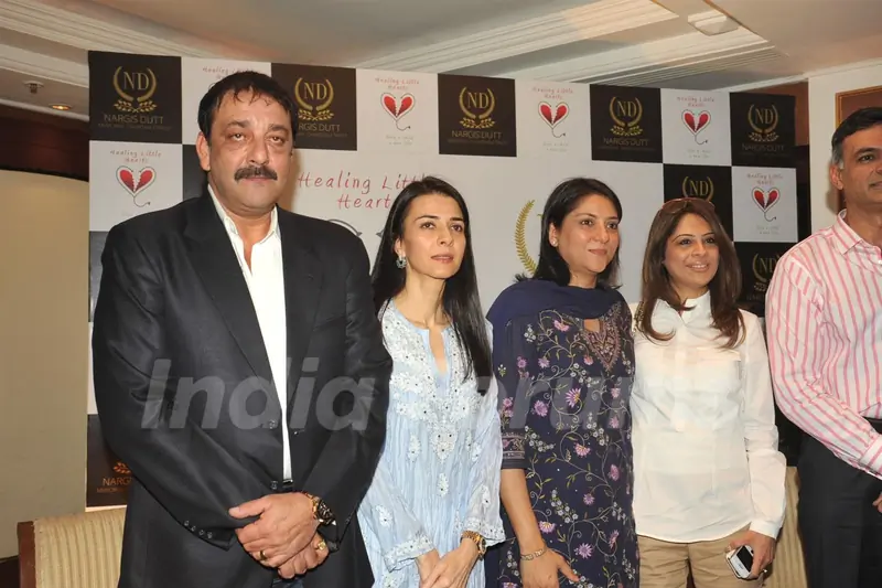 Sanjay Dutt with sisters Namrata Dutt and Priya Dutt attended the Nargis Dutt Memorial Trust