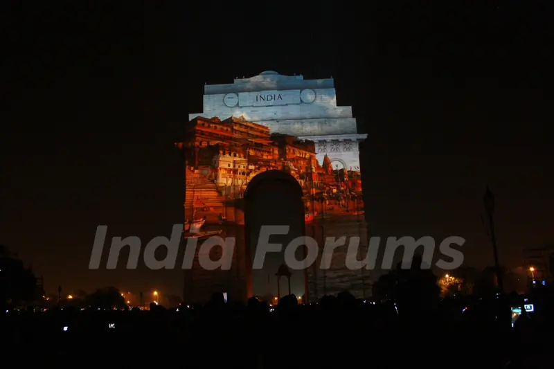 The &quot;Grand Finale with Fireworks and Visuals&quot;, at India Gate