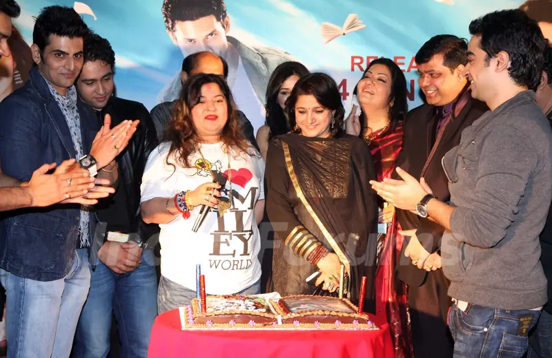 Rohit, Adhyayan, Dolly, Kavita, Anita, Arun Sharma and Yatin at music launch of film Dehraadun Diary in Cinemax, Andheri West Mumbai.