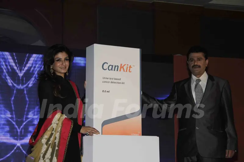 Raveena Tandon launches Medical Breakthrough Product Can-Kit A use at home Cancer Detection Kit