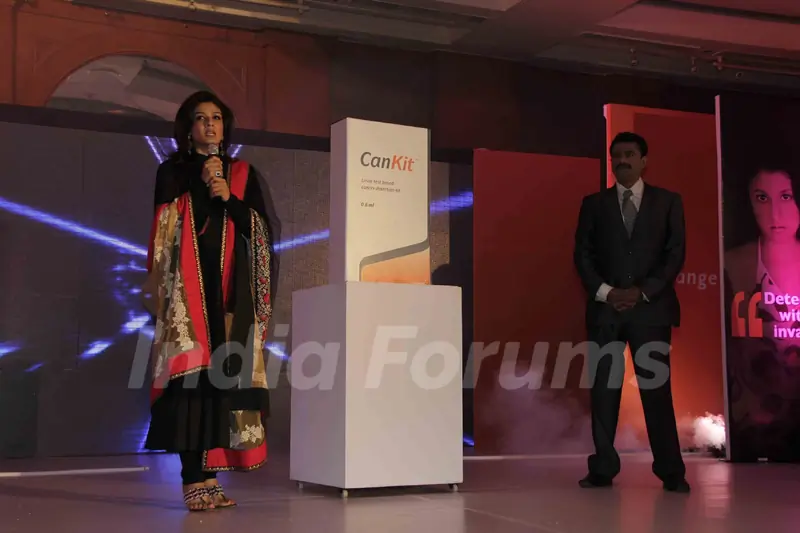 Raveena Tandon launches Medical Breakthrough Product Can-Kit A use at home Cancer Detection Kit