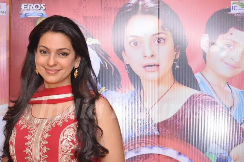 Juhi Chawala at Press conference of movie Main Krishna Hoon