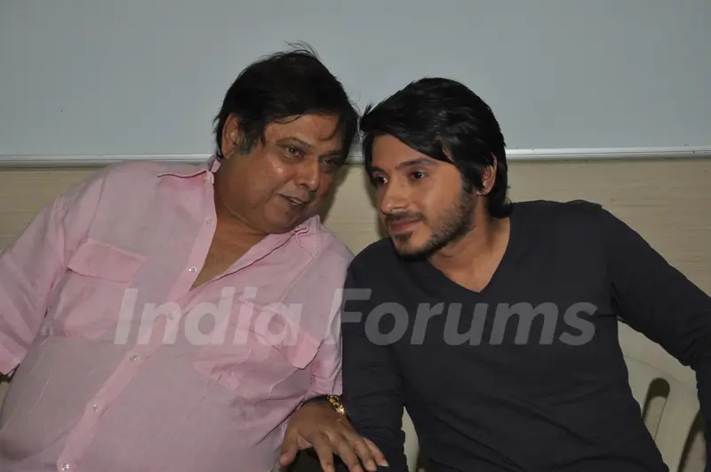 David Dhawan and Divyendu Sharma at Film Chashme Baddoor Promotion on Meethi Bai College
