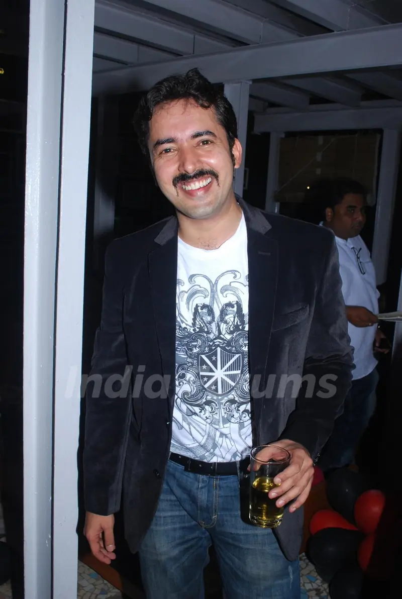 Vishal Watwani at Anuj Saxena’s bash on Saturday