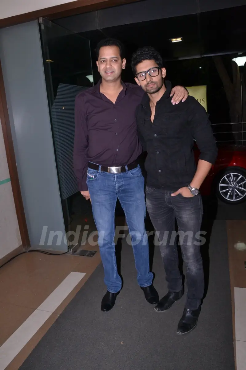Rahul Mahajan and Ravi Dubey at Mahhi Vij's Birthday Celebration