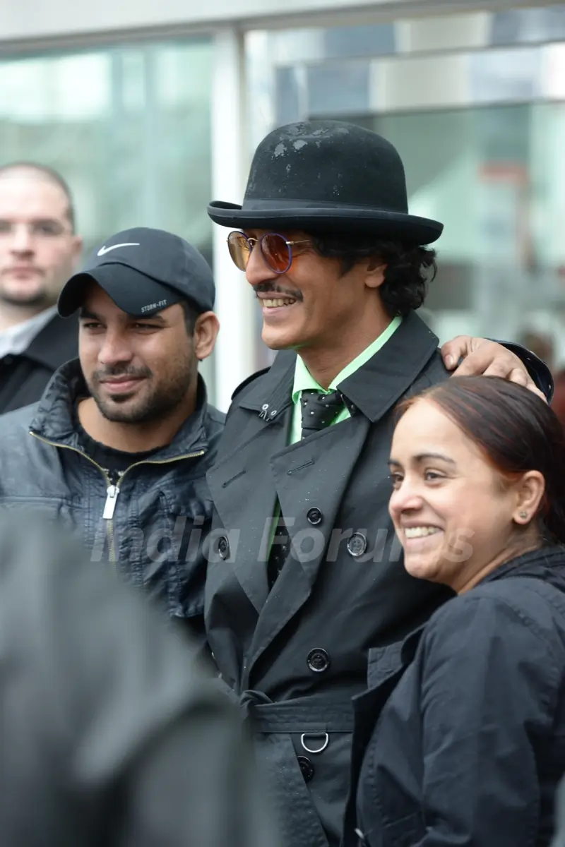 Chunky Pandey arrive in Vancouver for TOIFA