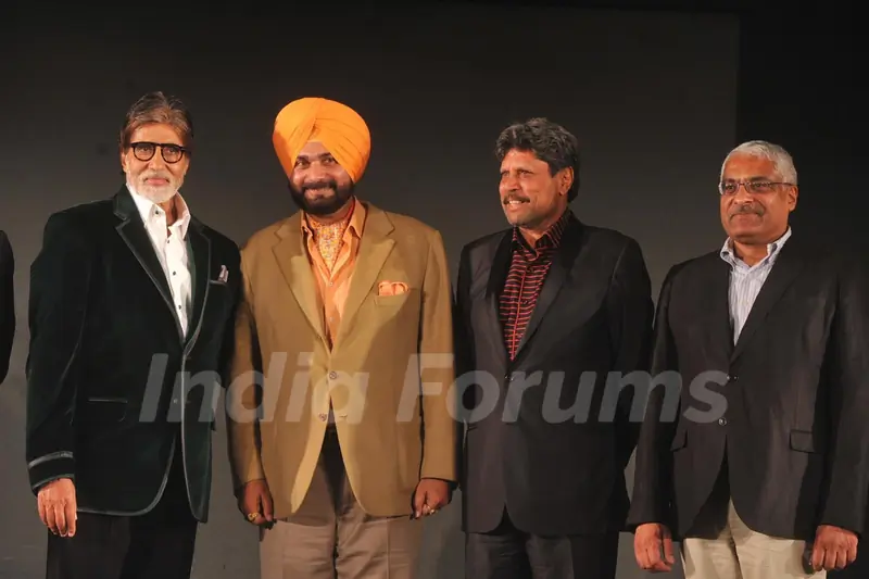 Big B & Kapil Dev unveil Siddhu's 'Sherry on Topp'