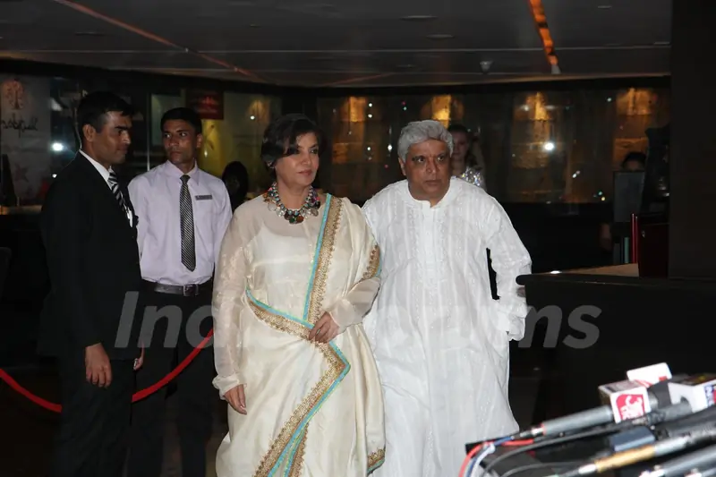 Shabana Azmi and Javed Akhtar at Sahara Pariwar Bash For Padma Shri Sridevi