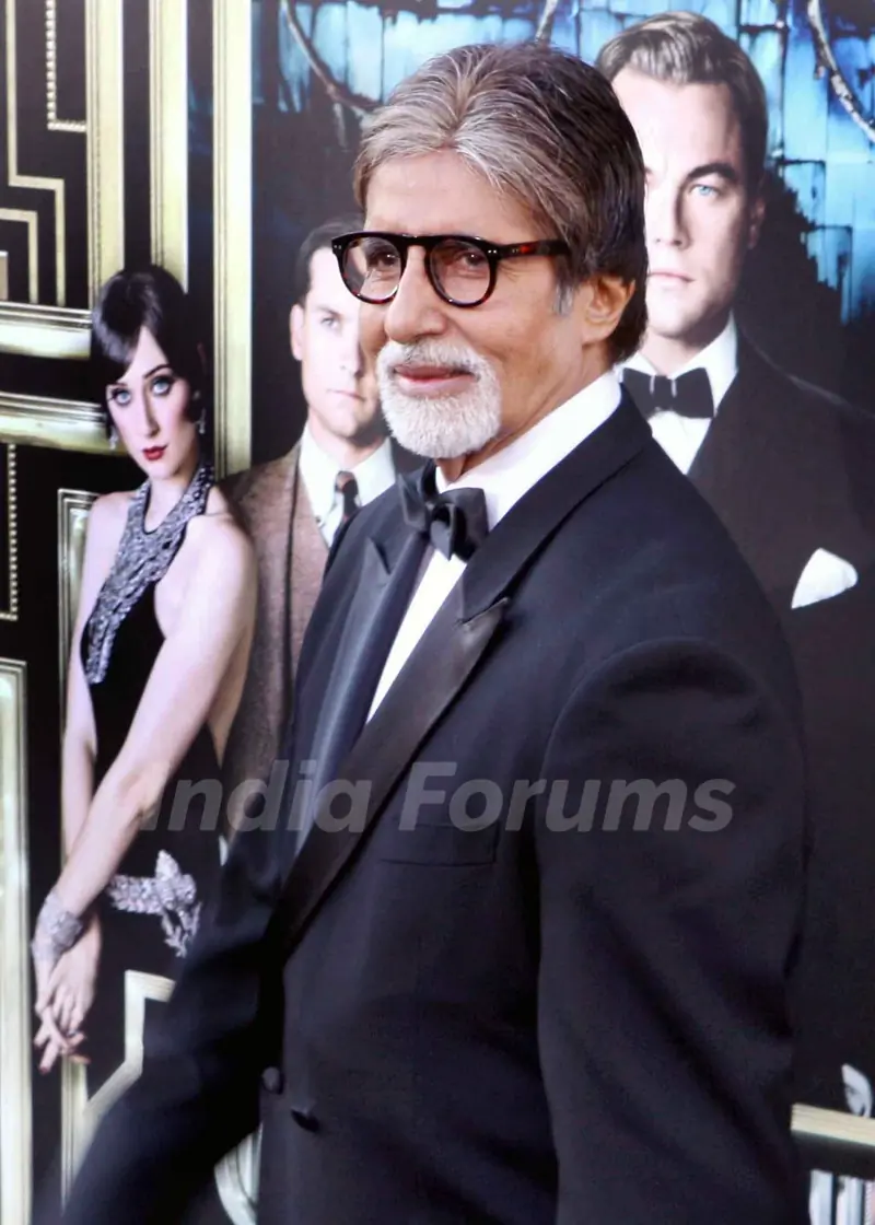 Amitabh Bachchan at Red Carpet Arrival for World Premiere of The Great Gatsby