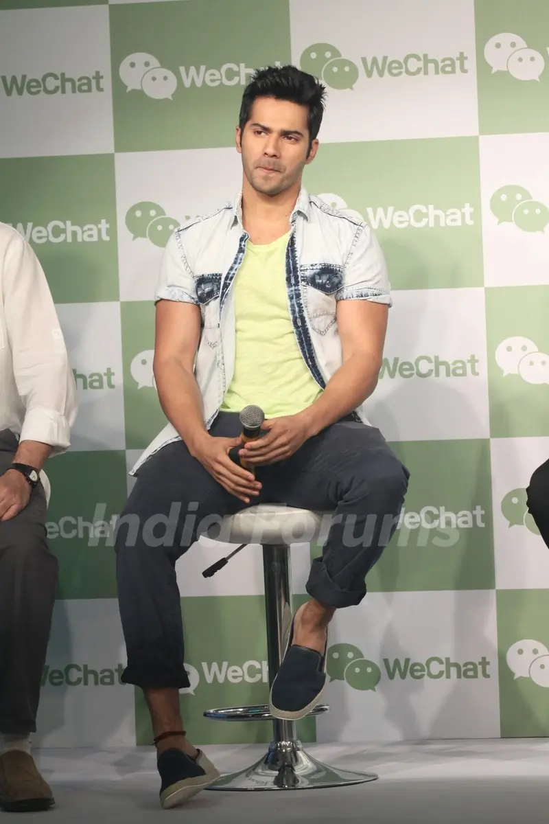 Varun Dhawan and Parineeti Chopra launch of We Chat