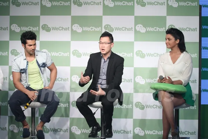 Varun Dhawan and Parineeti Chopra launch of We Chat