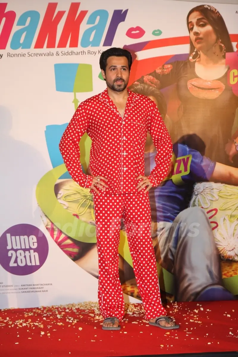 Vidya Balan and, Emraan Hashmi launch Ghanchakkar 'Lazy Lad' Song