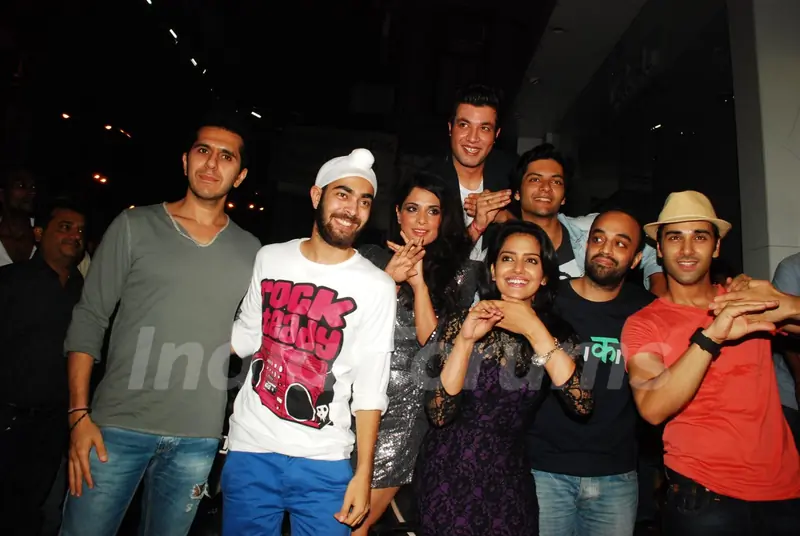 Fukrey team at Fukra Party celebrating success of 2nd division students