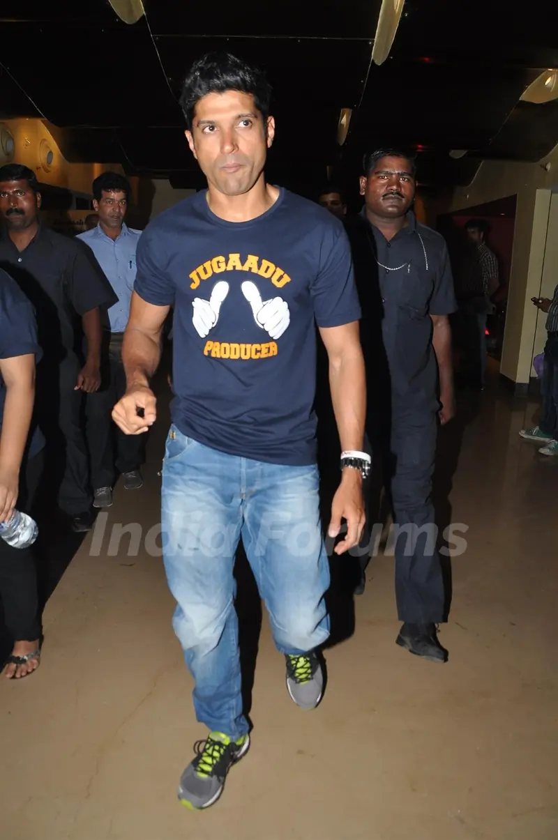 Farhan Akhtar Promotes Fukrey