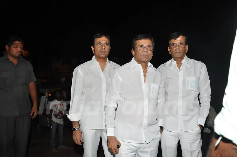 Hussain, Abbas & Mustan Burmawalla at Amisha Patel Birthday Party and Film Shortcut Romeo promotion