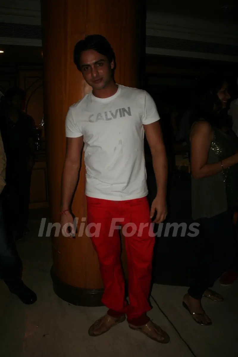 Rahul Bhardwaj at Amita Ka Amit hundred episodes party