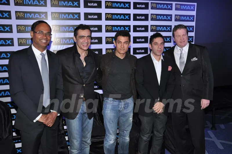 Aamir Khan launching Kotak IMAX PVR Phoenix with Ajay & Sanjeev Bijli