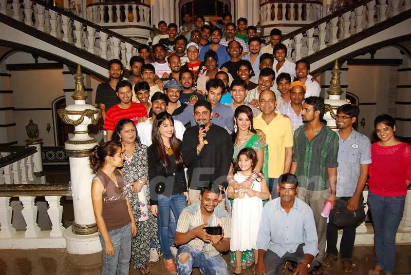 Amrit Manthan cake cutting, the last day of the shoot