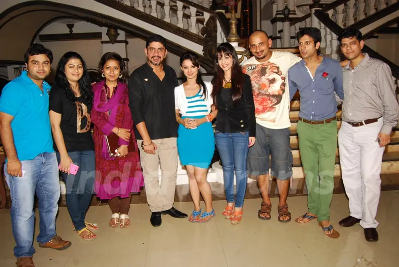 Amrit Manthan cake cutting, the last day of the shoot