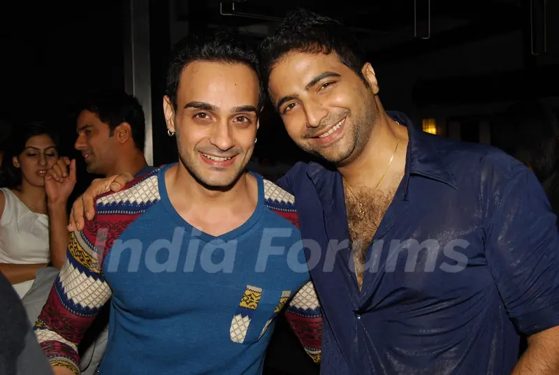Angad Hasija with Nikhil Arya at Producer Rajan Shahi’s Bash