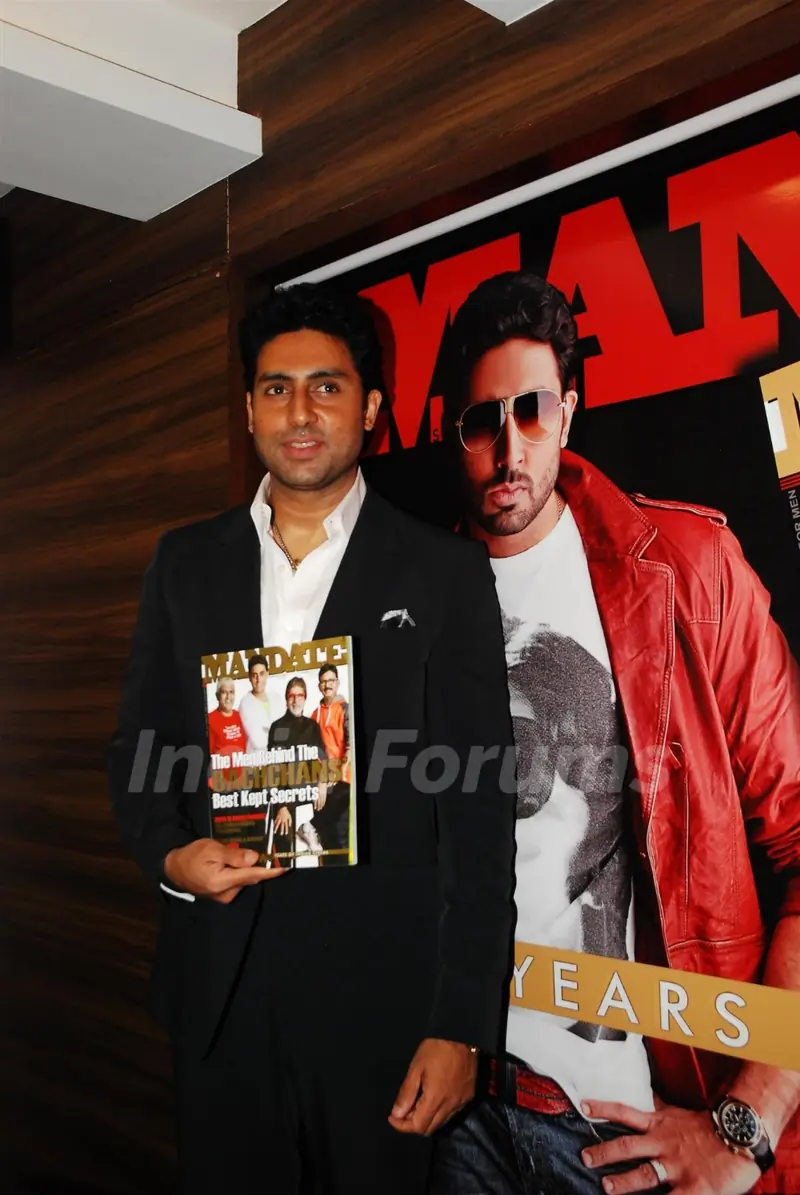 Abhishek Bachchan during the unveiling of magazine Mandate