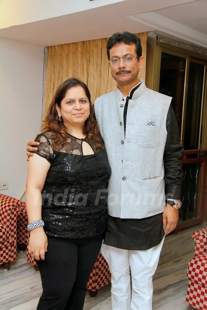 Mrs. & Mr.Krishnendu Sen at his suprise Birthday Party