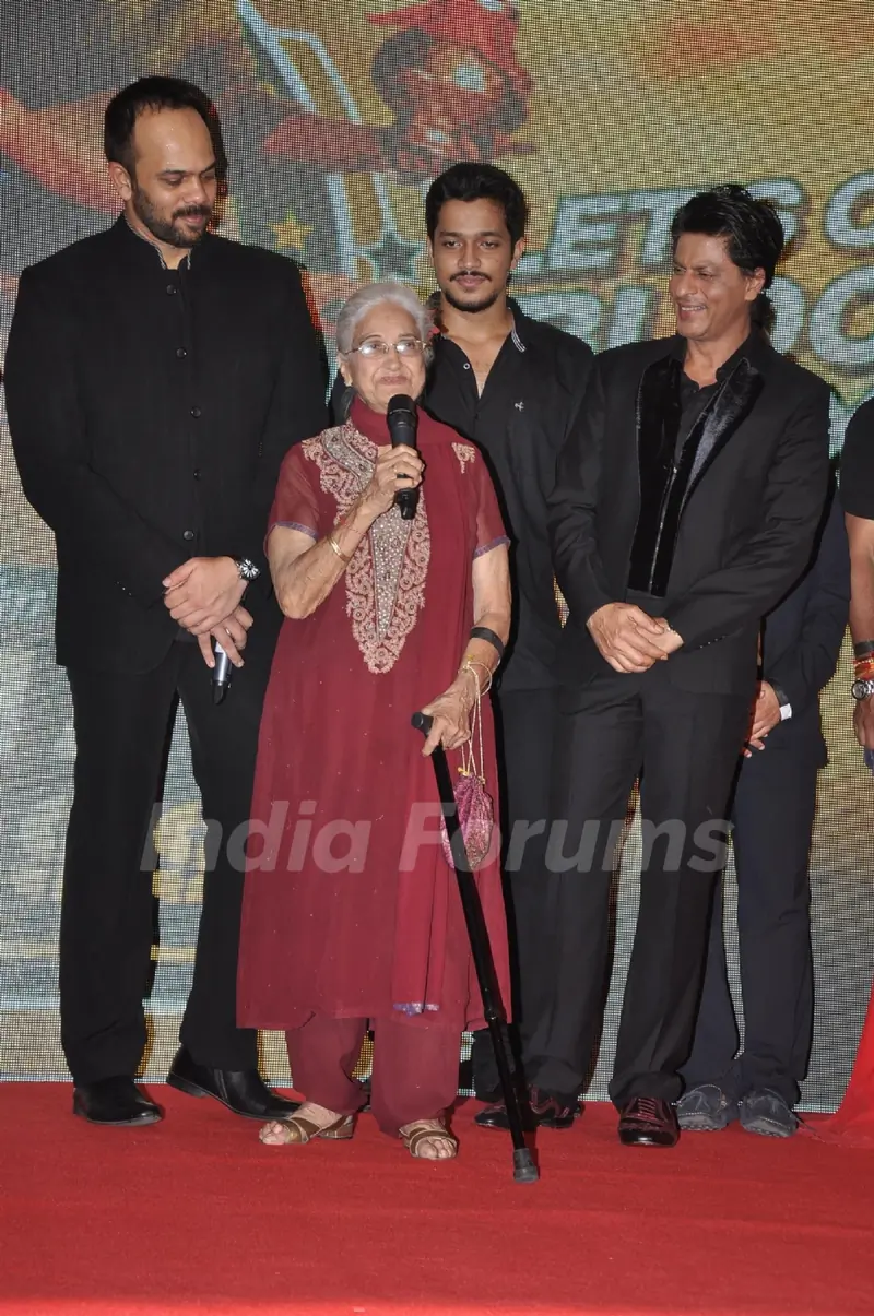 Kamini Kaushal speaks at the Chennai Express success party