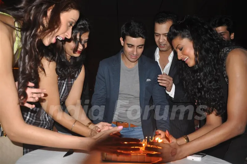 Birthday Boy Cuts His Cake