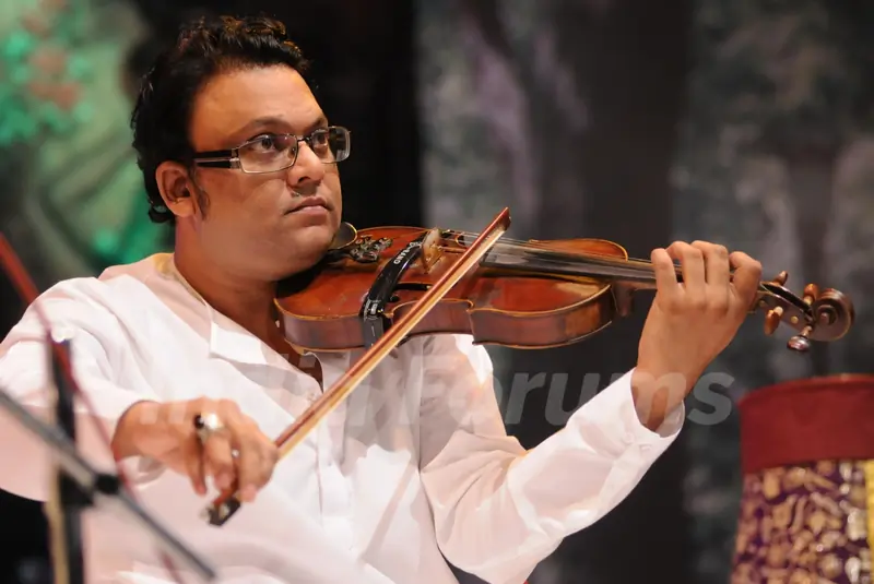 Deepak Pandit performing at the festival