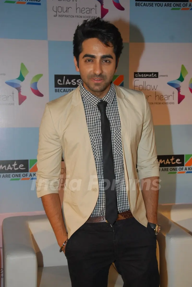 Ayushmann Khurana at 'Follow Your Heart' event by ITC Classmate