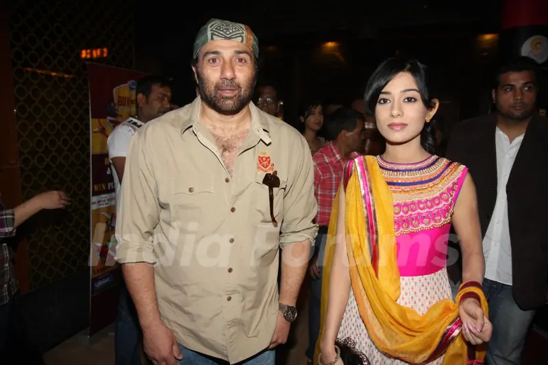 Sunny Deol and Amrita Rao at the First look of Singh Saab The Great