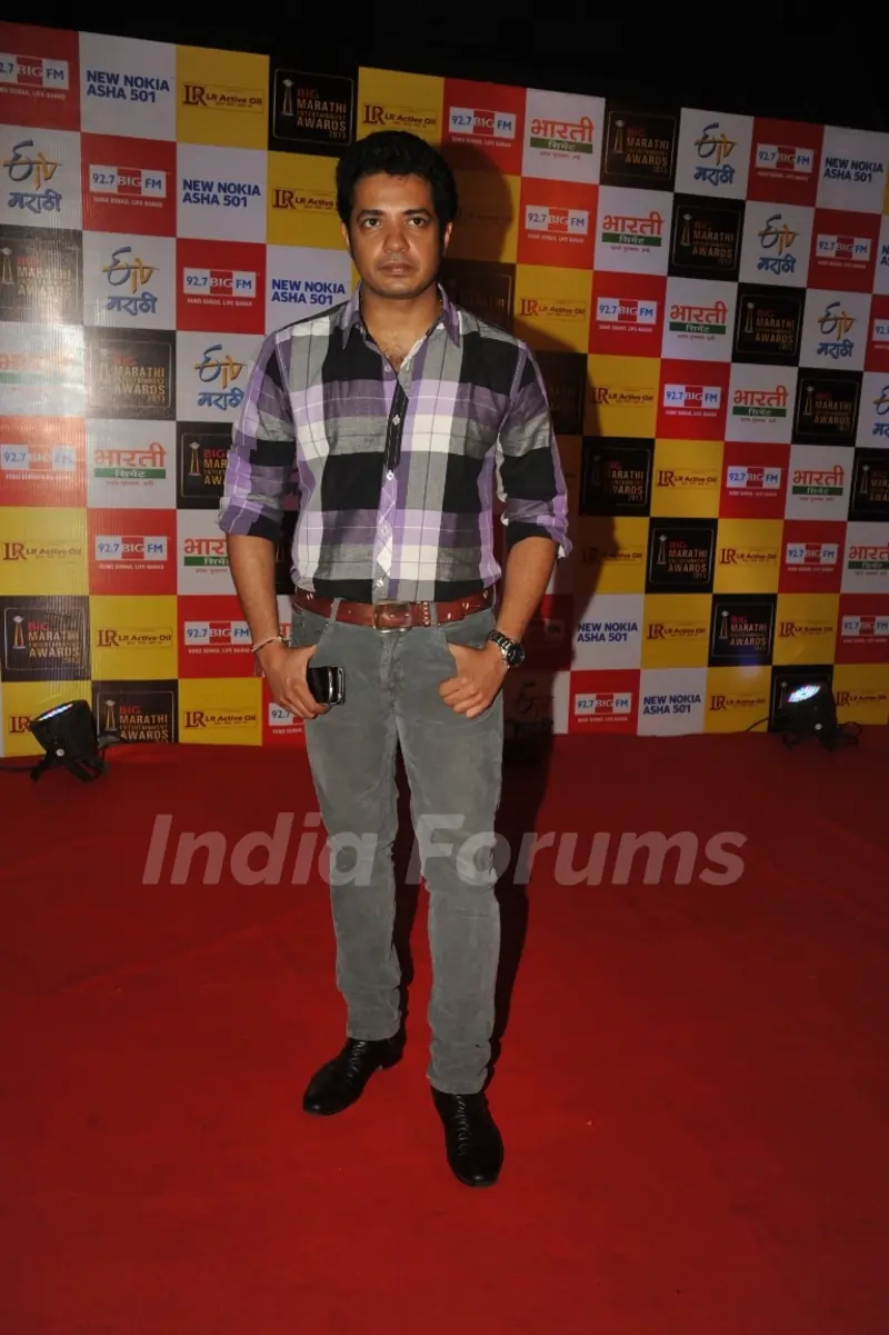 Swapnil Bandodkar at BIG Marathi Entertainment Awards