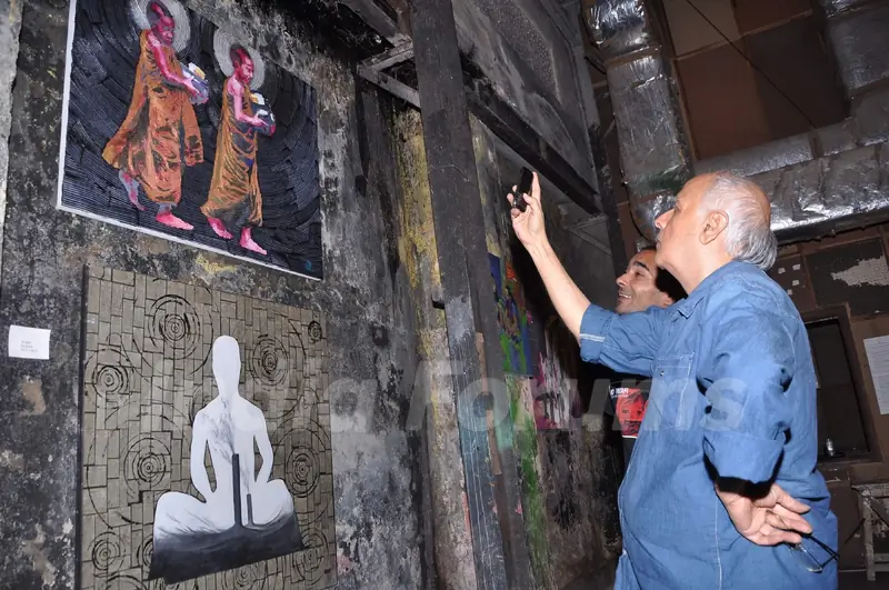 Mahesh Bhatt at Burmese exhibition