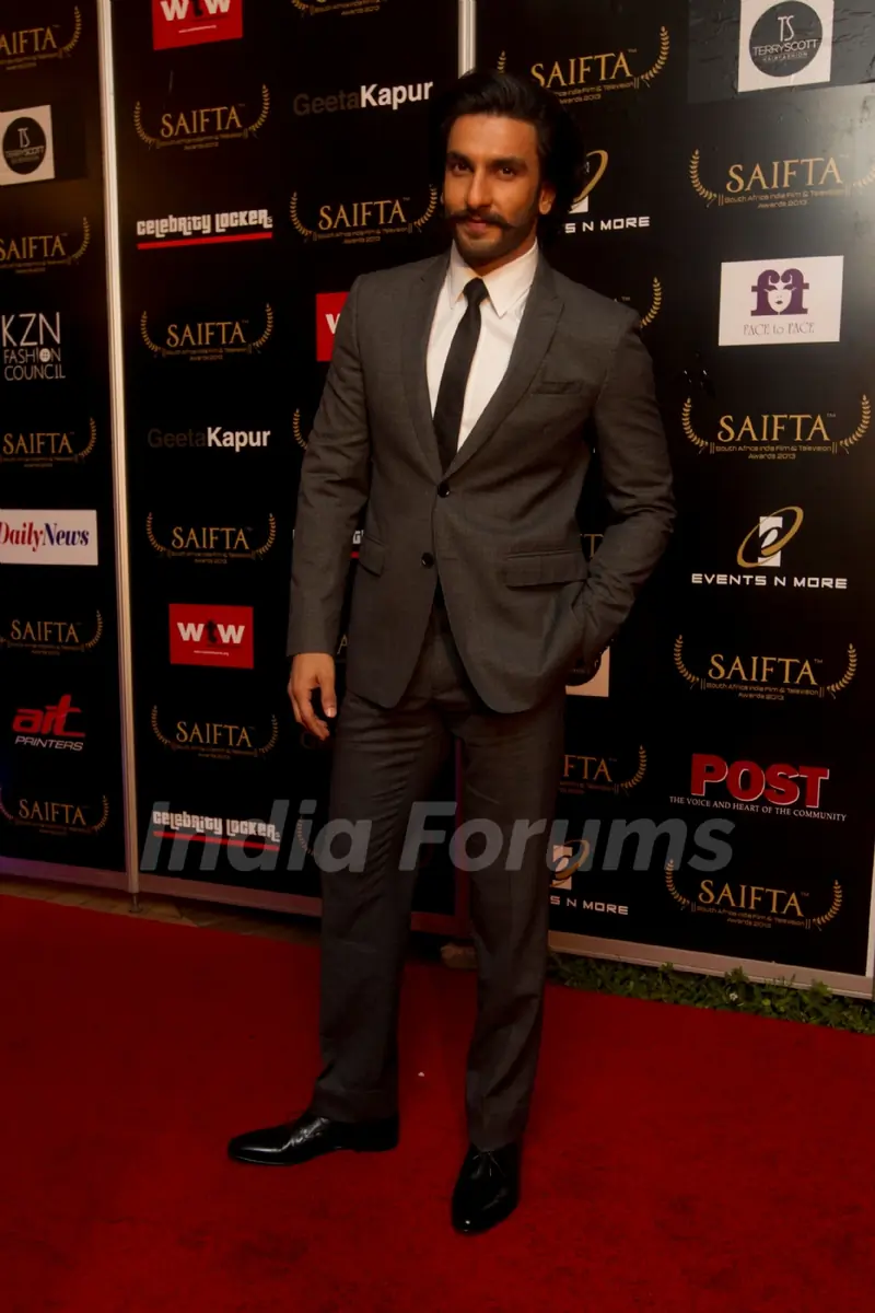 Ranvir Singh at the red carpet of SAIFTA