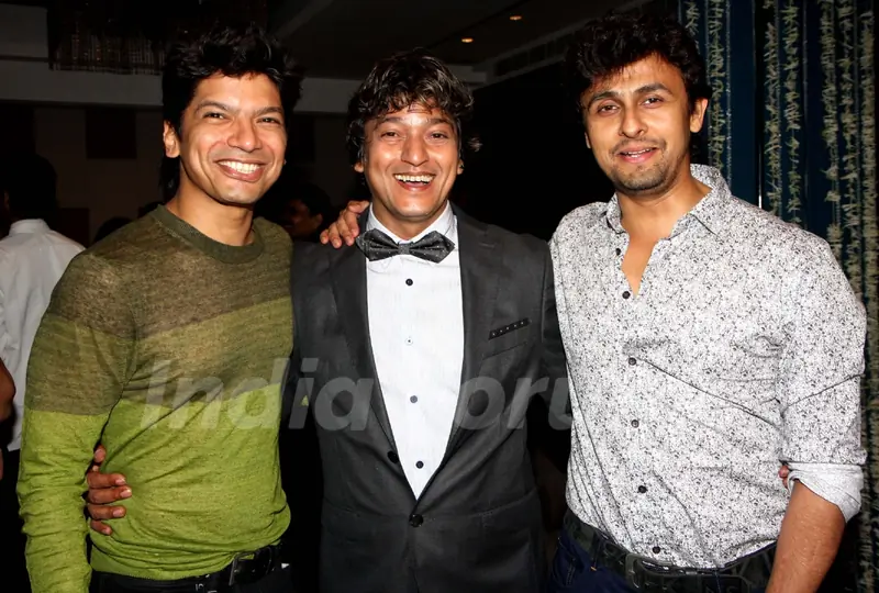 Shaan and Sonu Nigam were at Adesh Shrivastava's Birthday Party