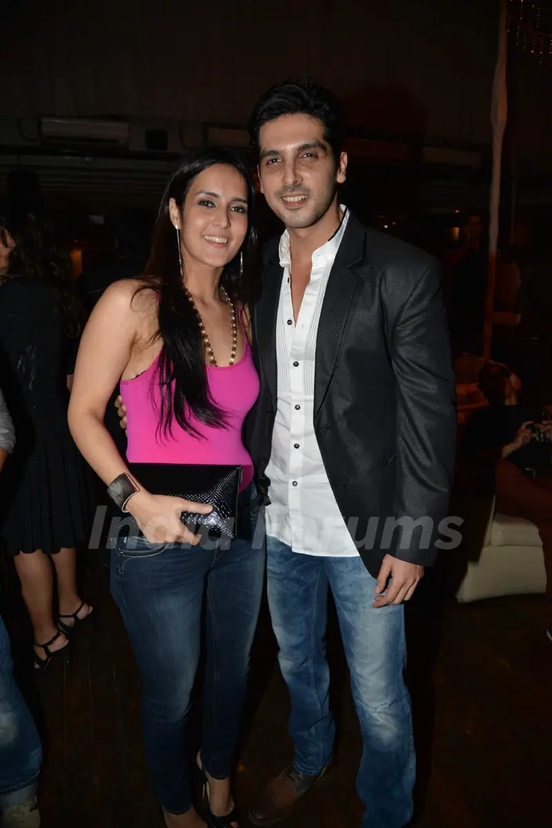 Tulip Joshi and Zayad Khan at her birthday bash
