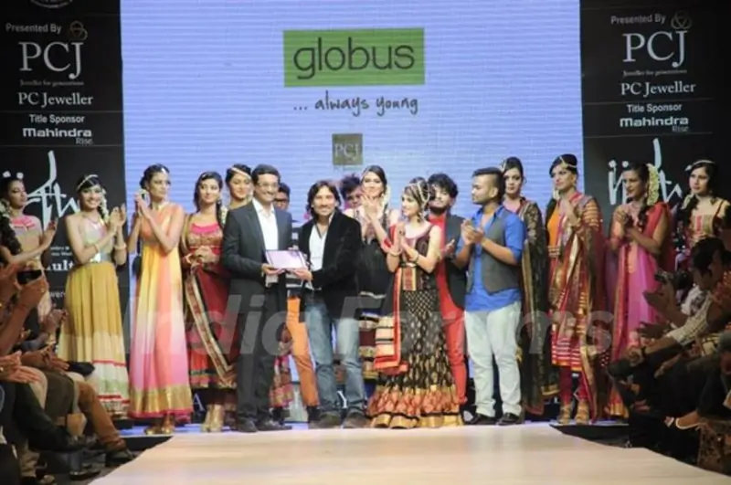 Deepika Samson walked the ramp for Brand Globus