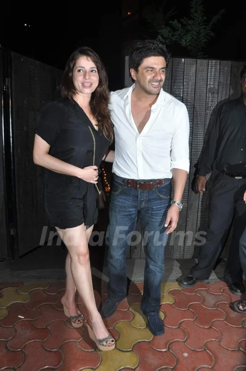 Neelam and Sameer Soni were at Chunky Pandey's Birthday Bash