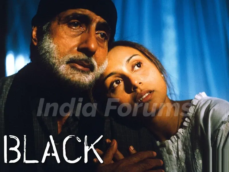 A still from the movie Black
