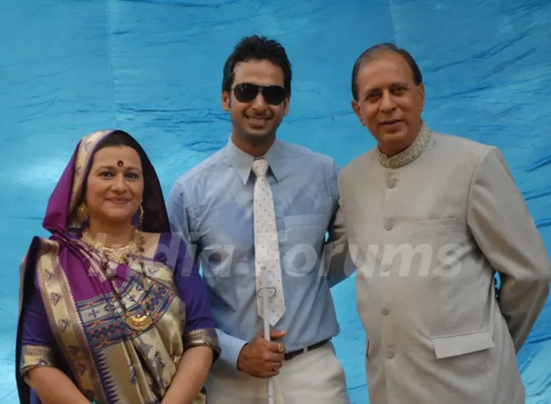 Pankaj with mom and dad