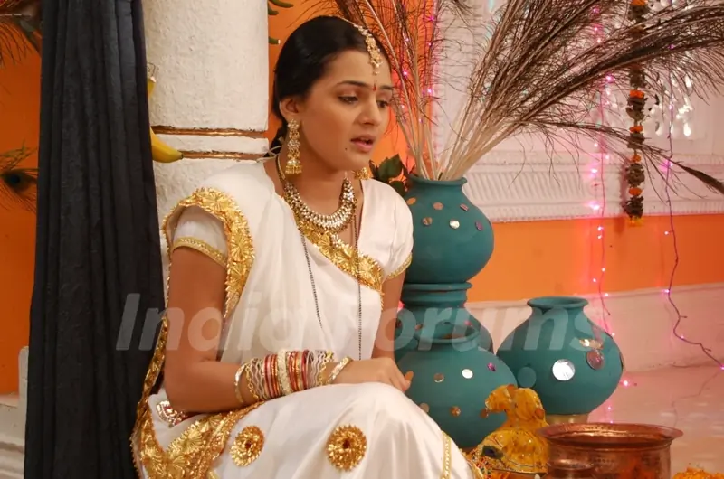 Bhakti looking upset