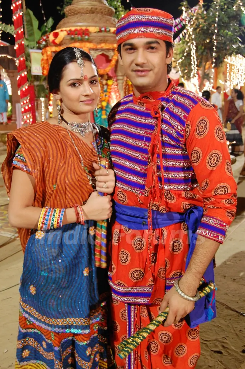 A still image of Krishna and Madhav in Hamari Devrani