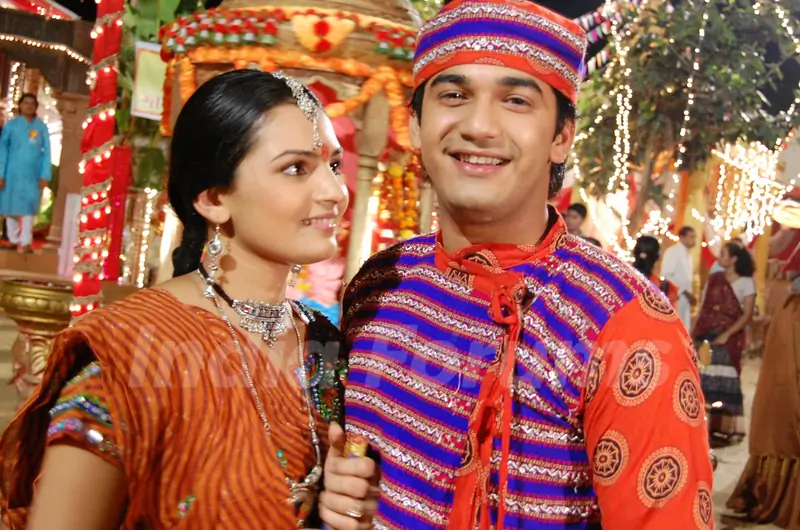 A still of Mohan and Bhakti