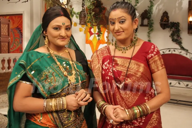 Manjula and Alpa looking happy