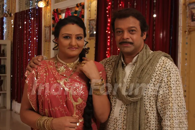 A still image of Sameer Rajda and Urvashi Upadhya